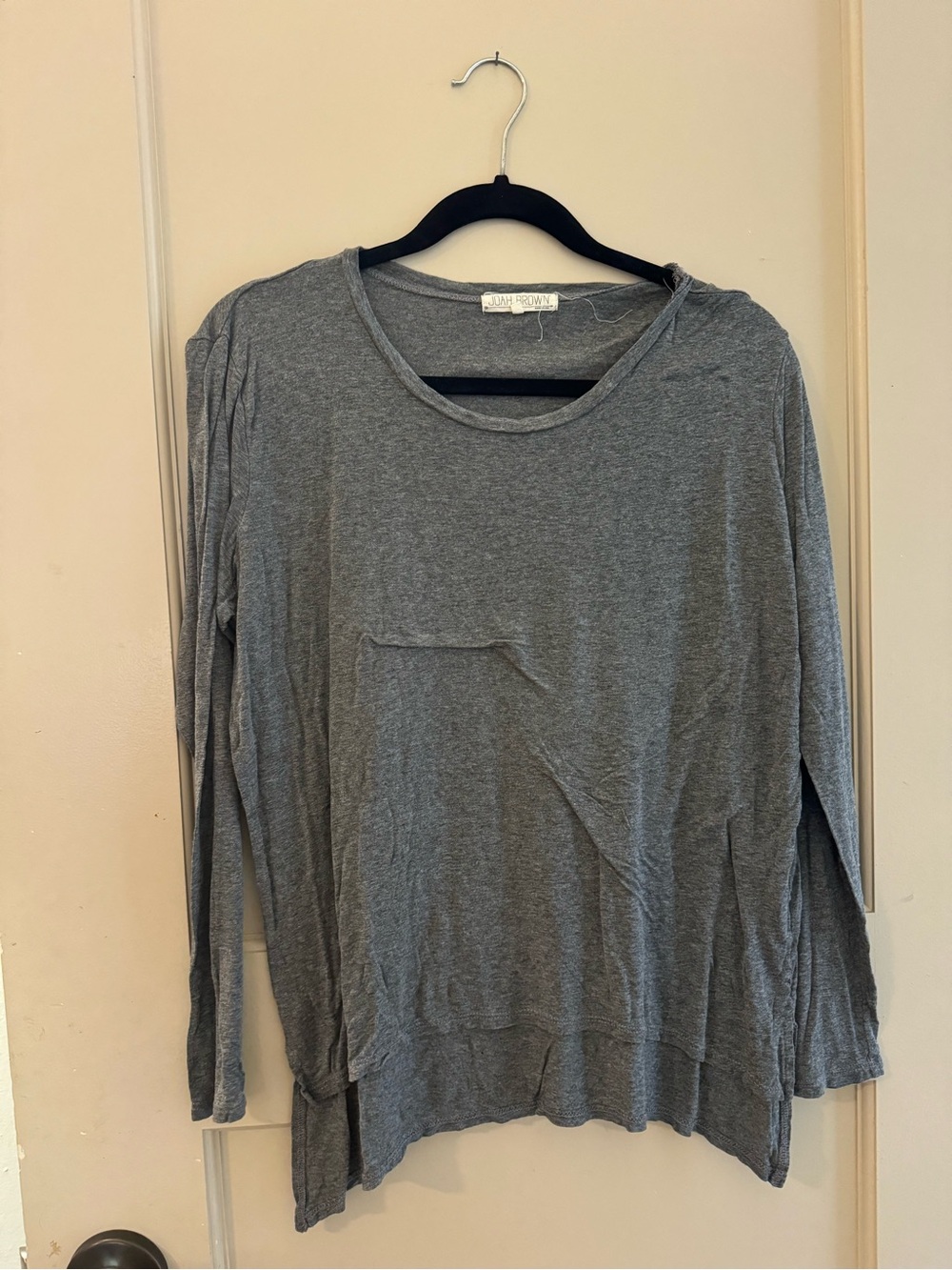 Joah Brown Grey Long Sleeve Tee M/L